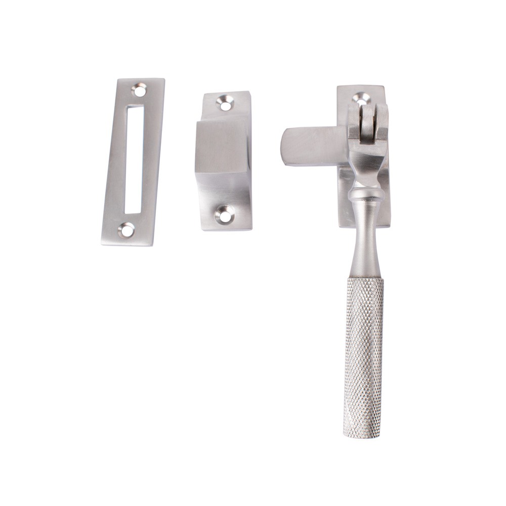 Dart Knurled Window Casement Fastener - Satin Chrome - Satin Chrome